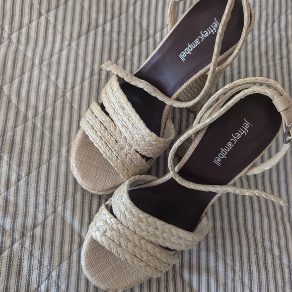 Jeffrey Campbell Yawl Platform Heeled Sandal - Picture 8 of 15